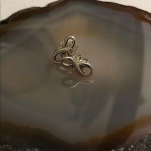 Tiffany & Co. Sterling Silver Infinity Earrings